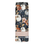 Gepersonaliseerde Herfst Pattern Thermal Tumbler Thermosbeker (Achterkant)