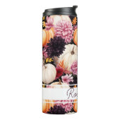 Gepersonaliseerde Herfst Pattern Thermal Tumbler Thermosbeker (Gedraaid links)