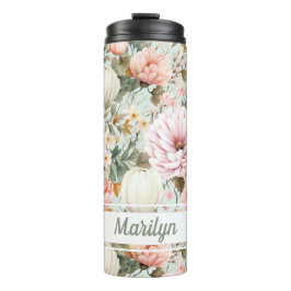Gepersonaliseerde Herfst Pattern Thermal Tumbler Thermosbeker