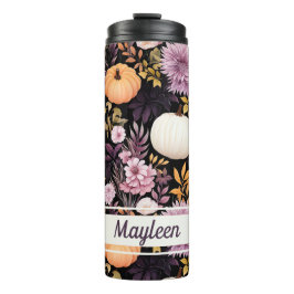 Gepersonaliseerde Herfst Pattern Thermal Tumbler Thermosbeker