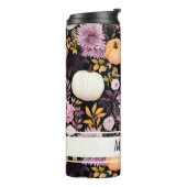 Gepersonaliseerde Herfst Pattern Thermal Tumbler Thermosbeker (Gedraaid links)