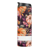 Gepersonaliseerde Herfst Pattern Thermal Tumbler Thermosbeker (Geroteerd rechts)