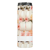 Gepersonaliseerde Herfst Pattern Thermal Tumbler Thermosbeker (Achterkant)