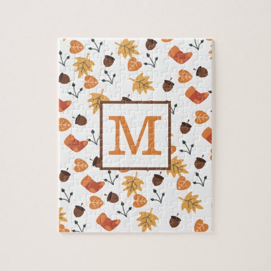 Gepersonaliseerde Herfst puzzel (Verticaal)
