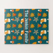 Gepersonaliseerde herfst puzzel (Horizontaal)