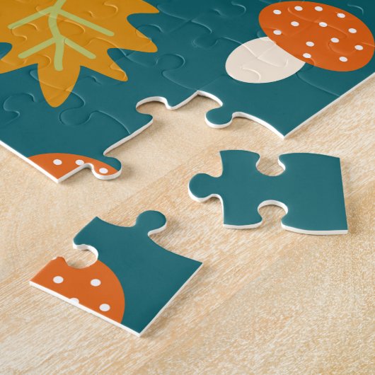Gepersonaliseerde herfst puzzel (Zijkant)
