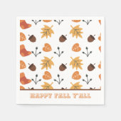 Gepersonaliseerde Herfst Servet (Voorkant)