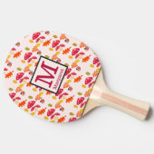Gepersonaliseerde Herfst Tafeltennisbatje (Zijkant)
