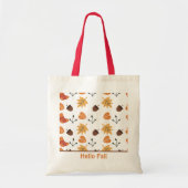 Gepersonaliseerde Herfst Tote Bag (Voorkant)