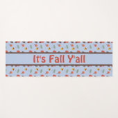 Gepersonaliseerde Herfst yogamat (Voorkant (horizontaal))