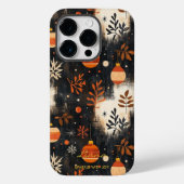 Gepersonaliseerde herfstbladeren en Ornamenten Case-Mate iPhone Case (Achterkant)
