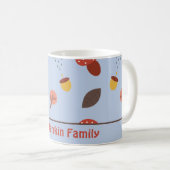 Gepersonaliseerde herfstkoffie Mok (Voorkant rechts)