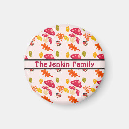 Gepersonaliseerde herfstmagneet magneet