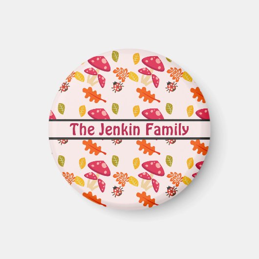 Gepersonaliseerde herfstmagneet magneet (Voorkant)