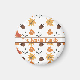 Gepersonaliseerde herfstmagneet magneet