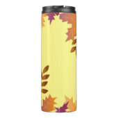 Gepersonaliseerde herfstvibes Tumbler Thermosbeker (Achterkant)