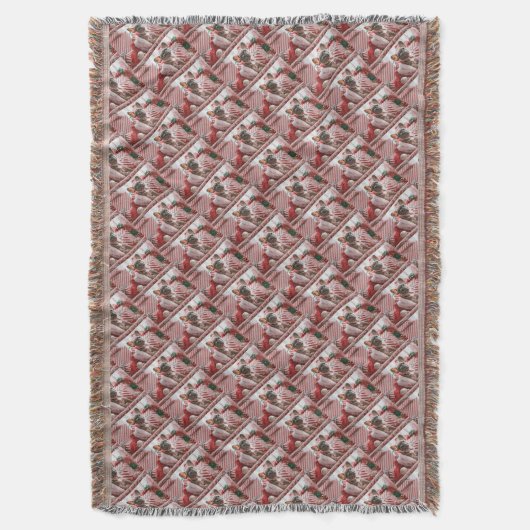 Gepersonaliseerde Herhalende Foto Warm Deken (Voorkant Verticaal)