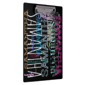 Gepersonaliseerde Herhalende Naam 8 letters Klembo Klembord (Rechts)