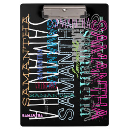 Gepersonaliseerde Herhalende Naam 8 letters Klembo Klembord