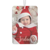 Gepersonaliseerde herinnering voor foto en tekst luchtverfrisser (Achterkant)