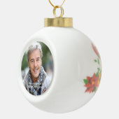 Gepersonaliseerde herinneringscadeaus | In het lie Keramische Bal Ornament (Rechts)