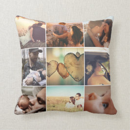 Gepersonaliseerde herinneringsmozaïek kussen
