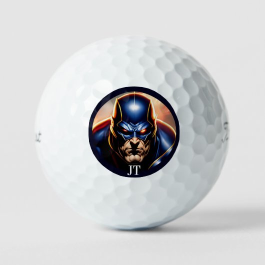 Gepersonaliseerde Hero Titleist Pro V1 Golf Balls Golfballen (Voorkant)