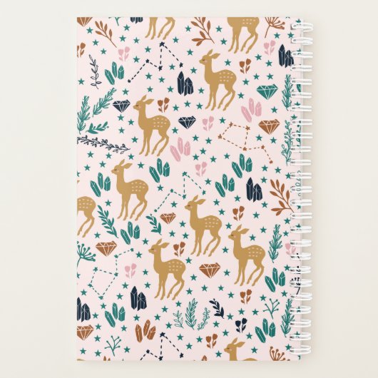 Gepersonaliseerde hertenplanner planner (Achterkant)