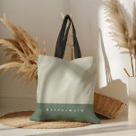 Gepersonaliseerde het Blok van de Kleur Tote Bag<br><div class="desc">Aangepaste canvas tas voor kleurenblokken. Personaliseer aan de voorzijde met titels (bijvoorbeeld: Bridesmaid, Maid of Honor, Wedding Party, 40th Birthday Bash, To the Market, Wedding Welcome bag met uw namen en datum op de achterzijde) en naam of namen op de achterzijde. Of verwijder het tekstveld of de tekstvelden om een...</div>