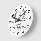 Gepersonaliseerde het Manuscript van de Naam van d Ronde Klok (Hoek)