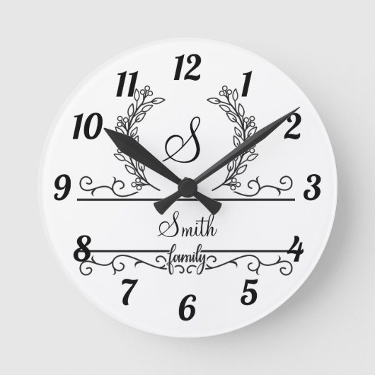 Gepersonaliseerde het Manuscript van de Naam van d Ronde Klok (Voorkant)