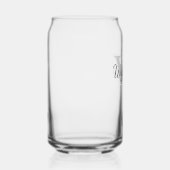 Gepersonaliseerde het Monogram van het Manuscript Blikvorm Glas (Rechts)