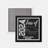Gepersonaliseerde High School Senior Gifts Magneet (Voorkant / Achterkant)