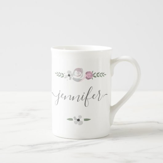 Gepersonaliseerde high tea vrijgezellenfeest gastb porselein kop (Rechts)