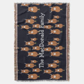 Gepersonaliseerde Highland Koe Deken (Voorkant Verticaal)