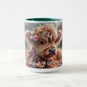 Gepersonaliseerde Highland Koe Mok (Midden)