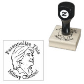GEPERSONALISEERDE Hillary Clinton Rubber Stamp Rubberstempel (Gestempeld)