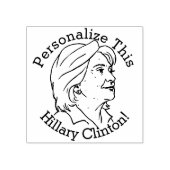 GEPERSONALISEERDE Hillary Clinton Rubber Stamp Rubberstempel (Afrduk)