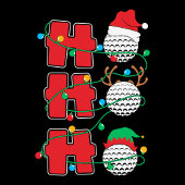 Gepersonaliseerde Ho-Ho-Ho Zwarte Kerstmis met Gol Cadeaupapier