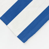 Gepersonaliseerde Hockey Player All Star Blue Fleece Deken (Hoek)