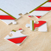 Gepersonaliseerde Hockey Player-cadeautje Legpuzzel (Zijkant)