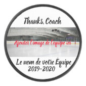 Gepersonaliseerde Hockey Rondel Hockey Puck (Voorkant)