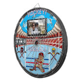 Gepersonaliseerde Hockey Stadium House Dartbord (Voorkant Rechts)