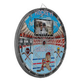 Gepersonaliseerde Hockey Stadium House Dartbord (Voorkant Links)