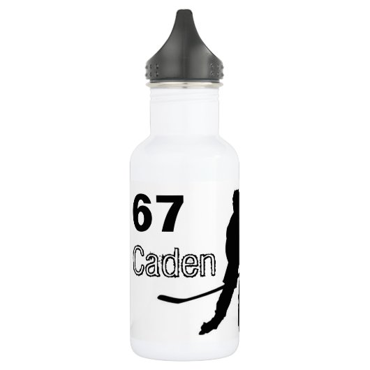 Gepersonaliseerde Hockey Water Fles (Links)