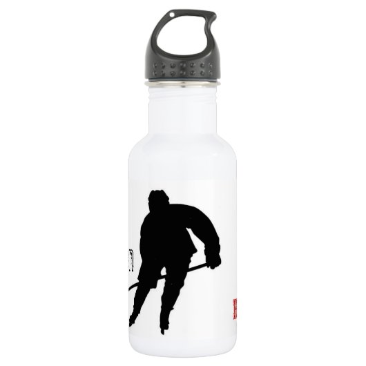 Gepersonaliseerde Hockey Water Fles (Voorkant)
