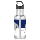 Gepersonaliseerde Hockey Water Fles (Achterkant)