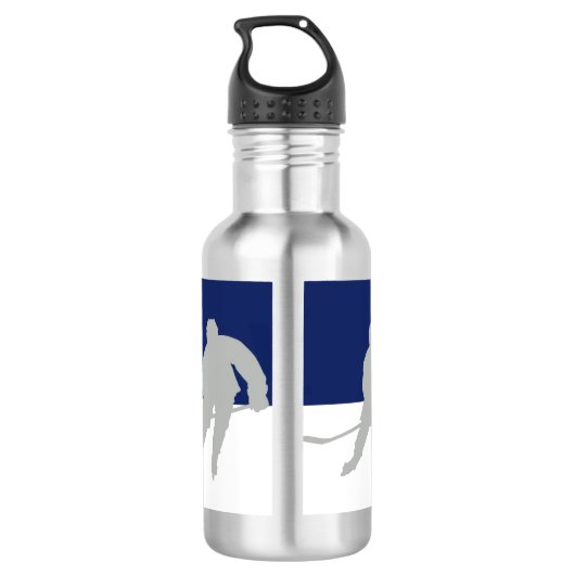 Gepersonaliseerde Hockey Water Fles (Achterkant)