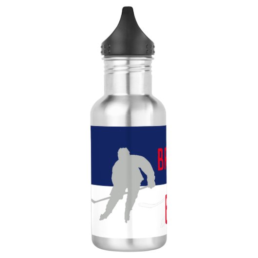 Gepersonaliseerde Hockey Water Fles (Links)