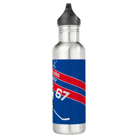 Gepersonaliseerde Hockey Water Fles (Rechts)